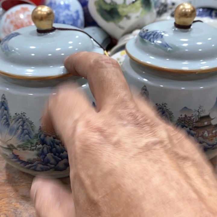 摆件茶叶罐储存罐密封罐