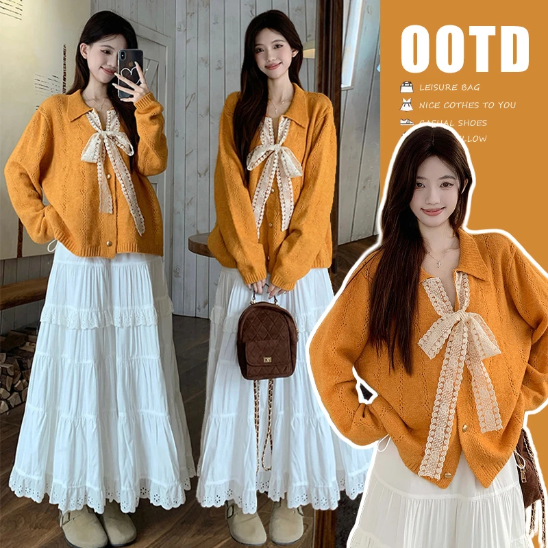 孕妇套装高质量韩系潮妈穿搭2025爆款时髦减龄宽松慵懒风两件套女