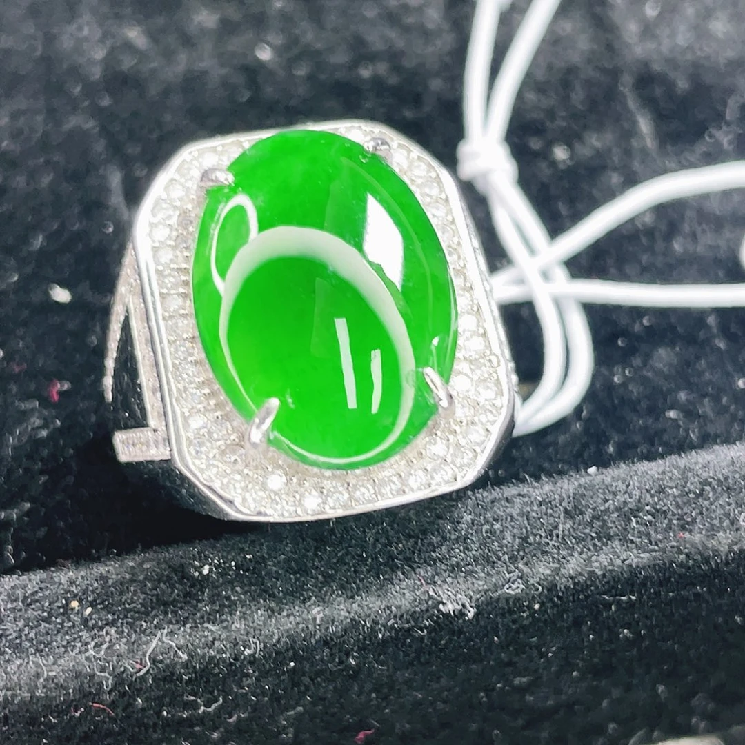 翡翠银S925镶嵌颈饰54