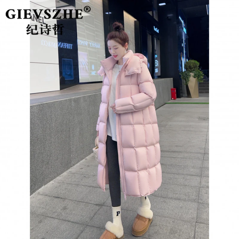 纪诗哲长款羽绒服女款爆款2025新款正品极寒保暖加厚大气保暖外套