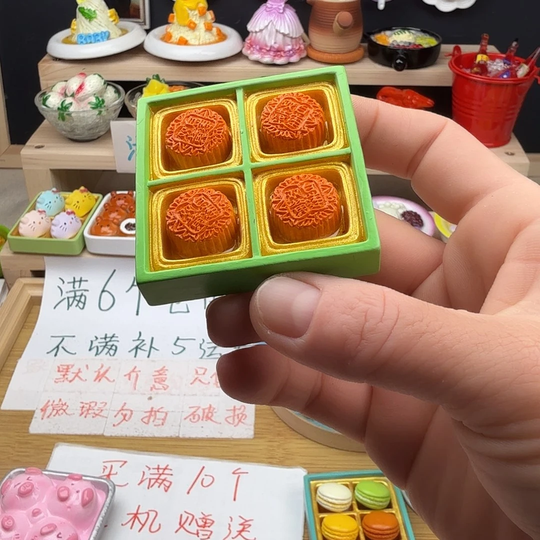 树脂食玩冰箱贴凭开箱视频售后