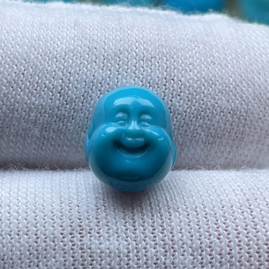 未镶嵌绿松石珠宝奇石卡8.5-10