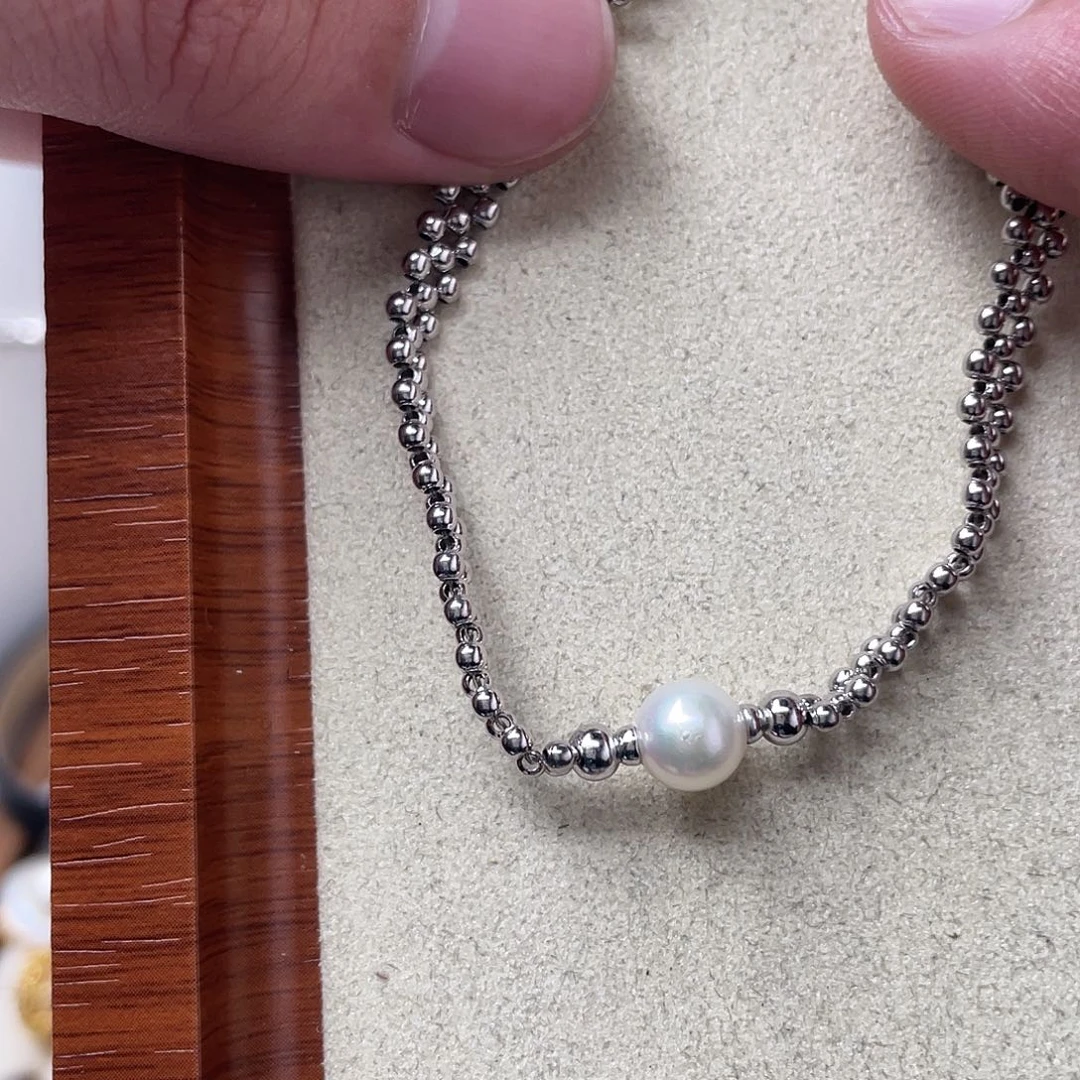 吊坠(不含链)海水珍珠银S925镶嵌