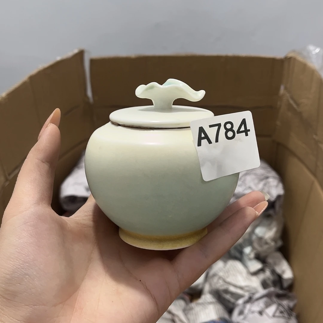 瓷片茶摆件工艺品摆件666