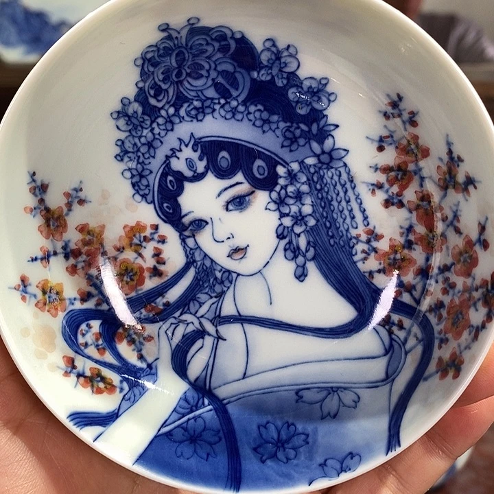 杯景德镇手工手绘陶瓷，高亮兴老师作品