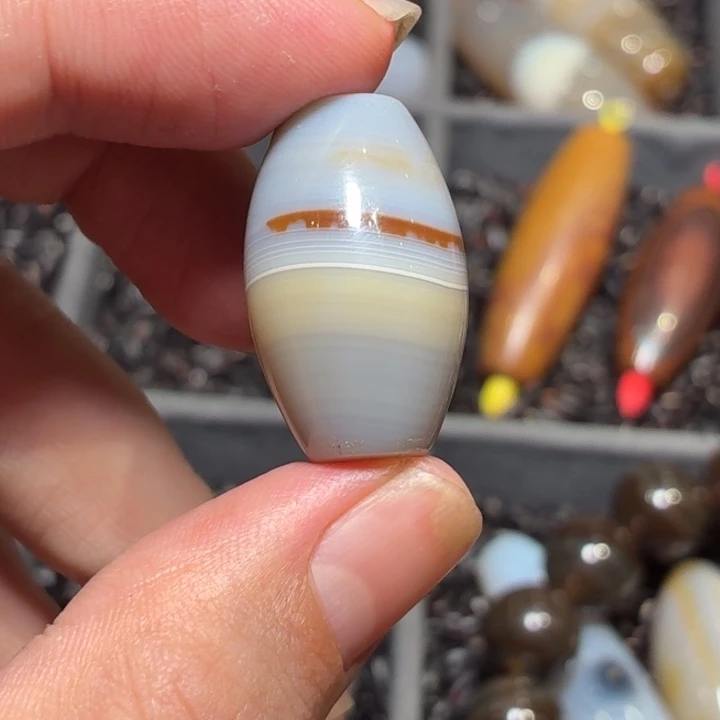 玛瑙/玉髓散珠_HEIMORI 天然天珠