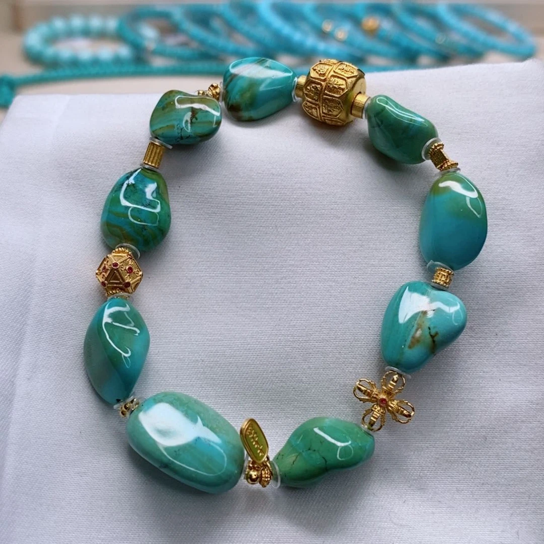 绿松石珠宝奇石未镶嵌