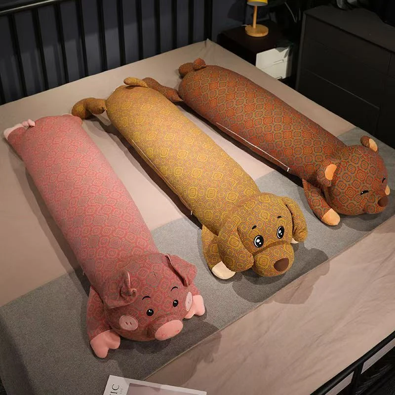 三层纱布长条抱枕可拆洗夹腿抱睡枕多功能成年人款