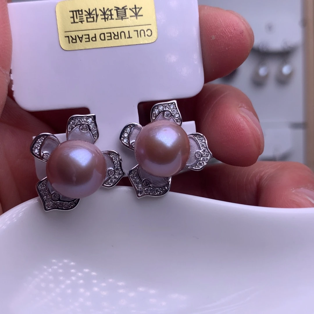 未镶嵌耳饰淡水珍珠