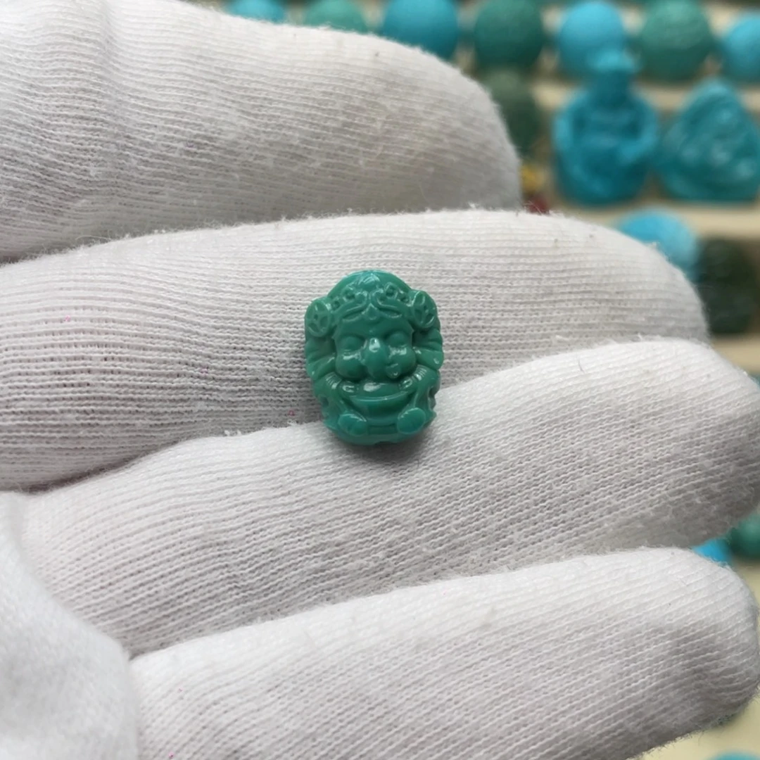 绿松石未镶嵌颈饰卡11-13.7-7.5