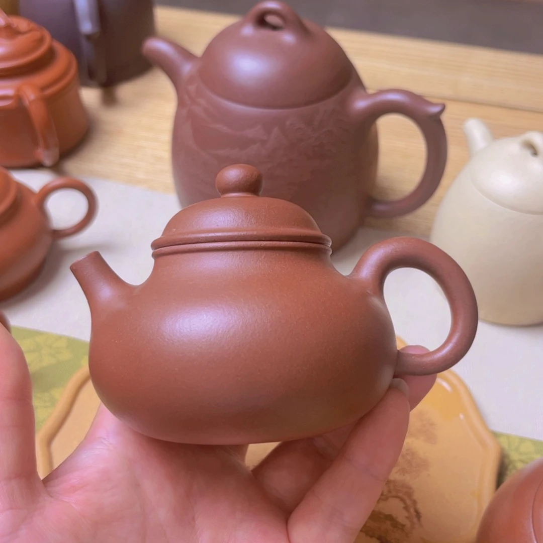 茶壶朱泥A**O容天紫泥全手工
