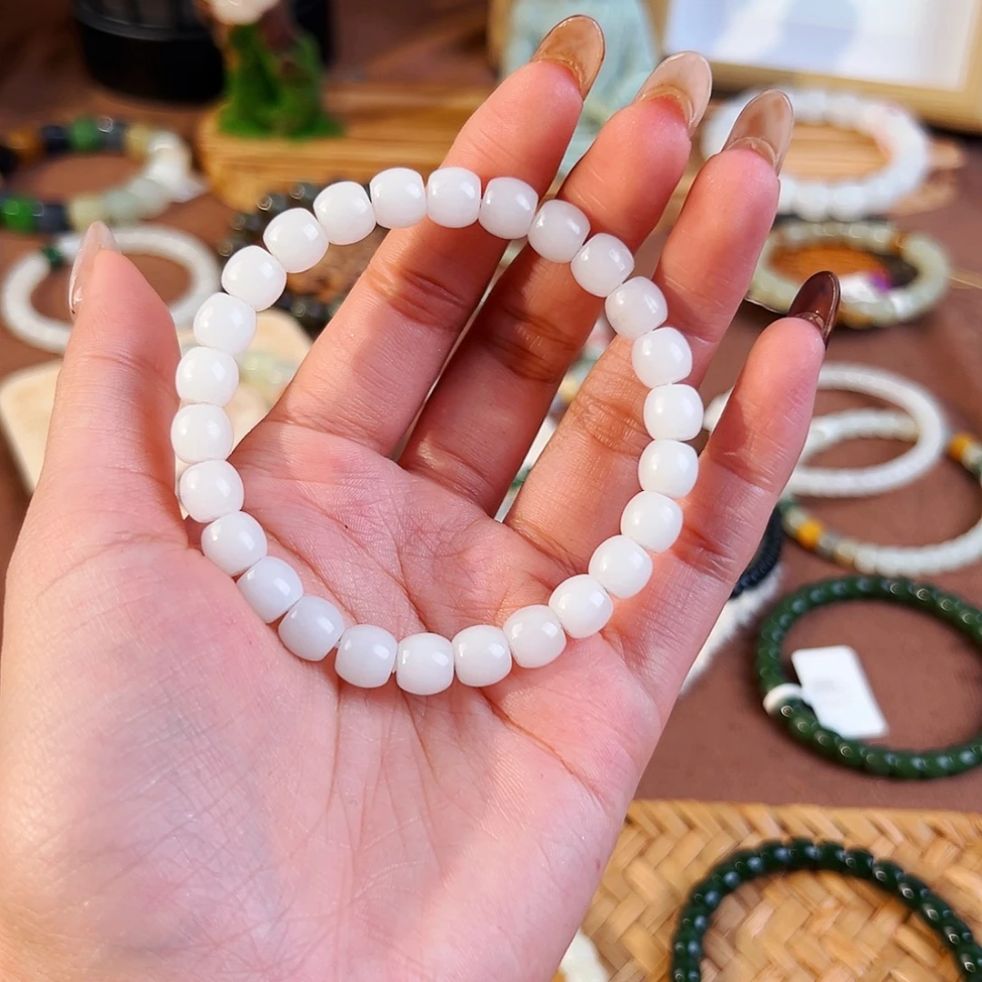 和田玉未镶嵌手串