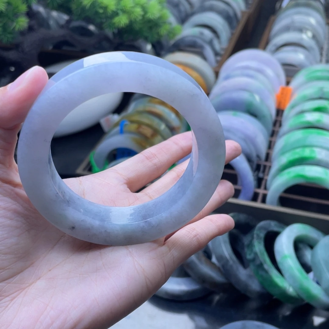 定制翡翠未镶嵌特价翡翠手镯定制