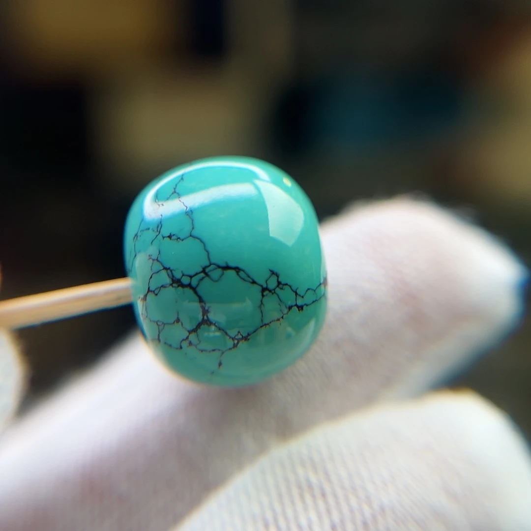 绿松石珠宝奇石未镶嵌17.5x14.7