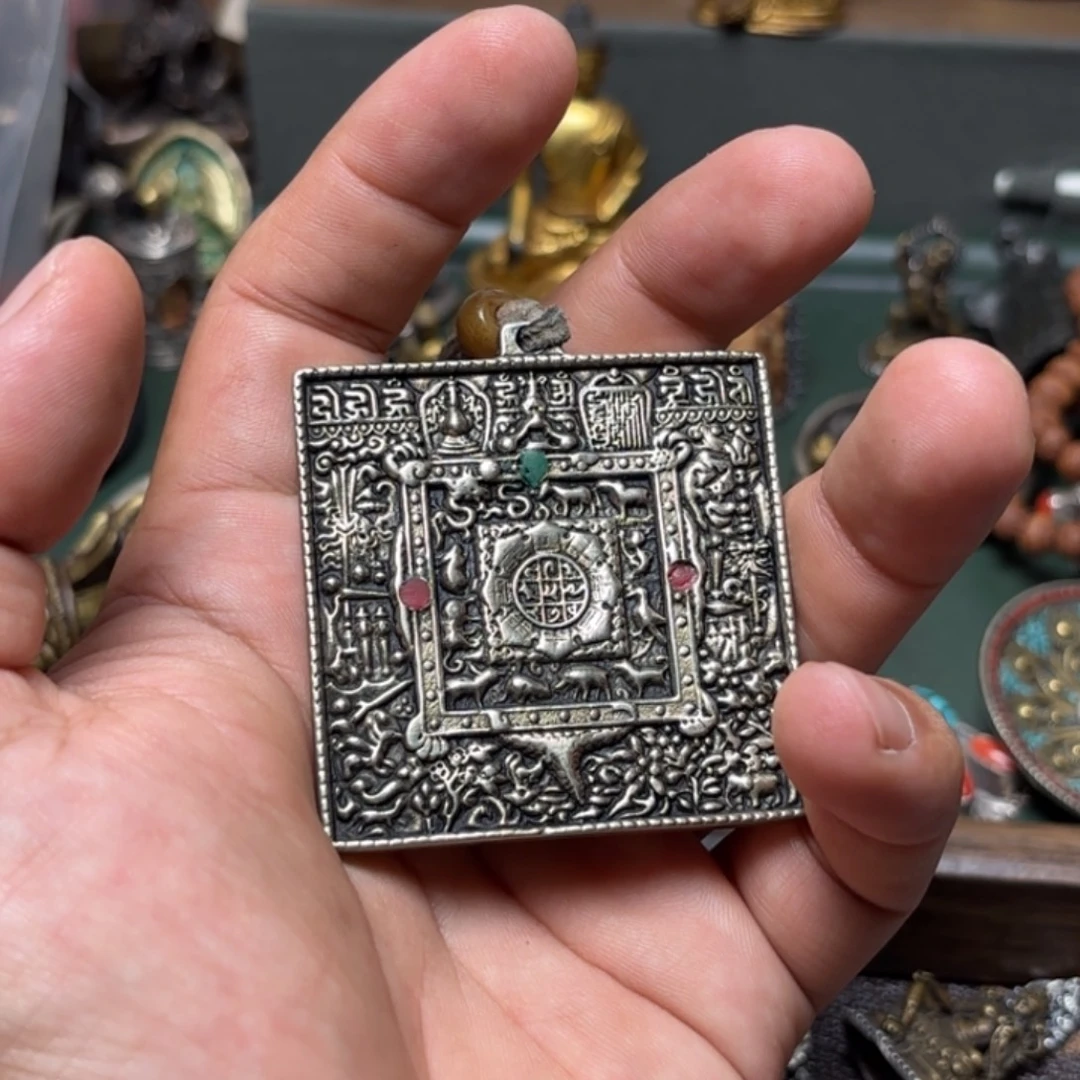 波***8铜星月菩提挂件菩提