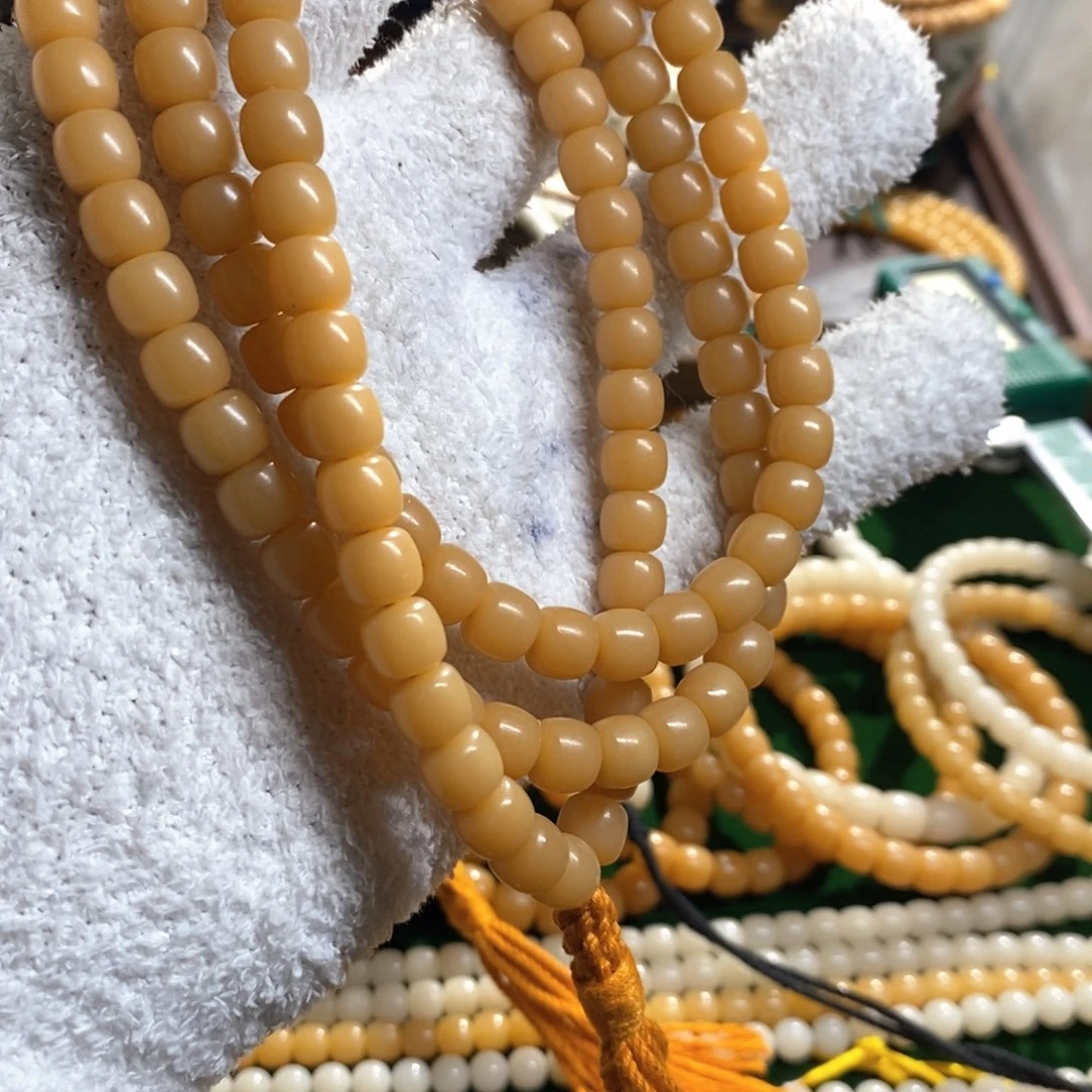 白玉菩提手串西**诗菩提根老料