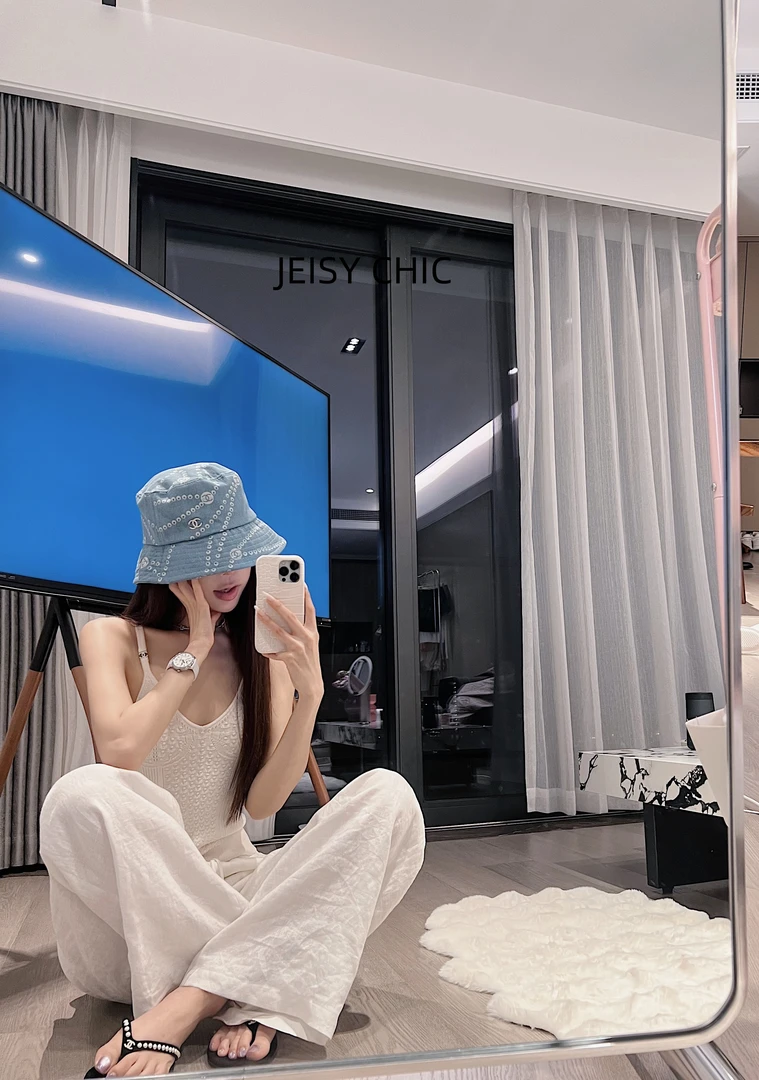 JEISYCHIC-万能百搭老钱抽绳亚麻裤