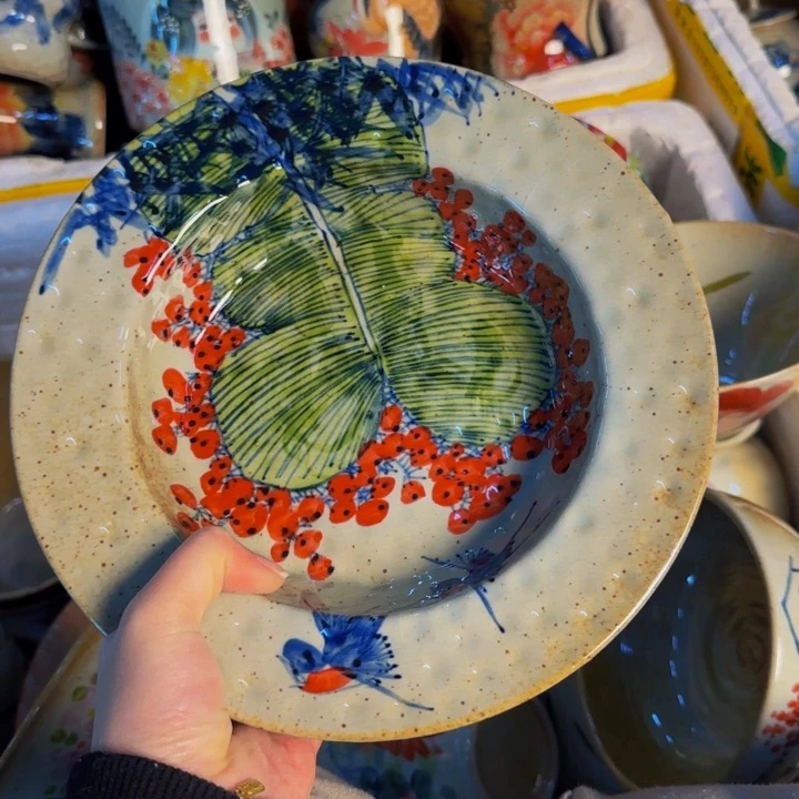 瓷片景德镇陶瓷手工手绘