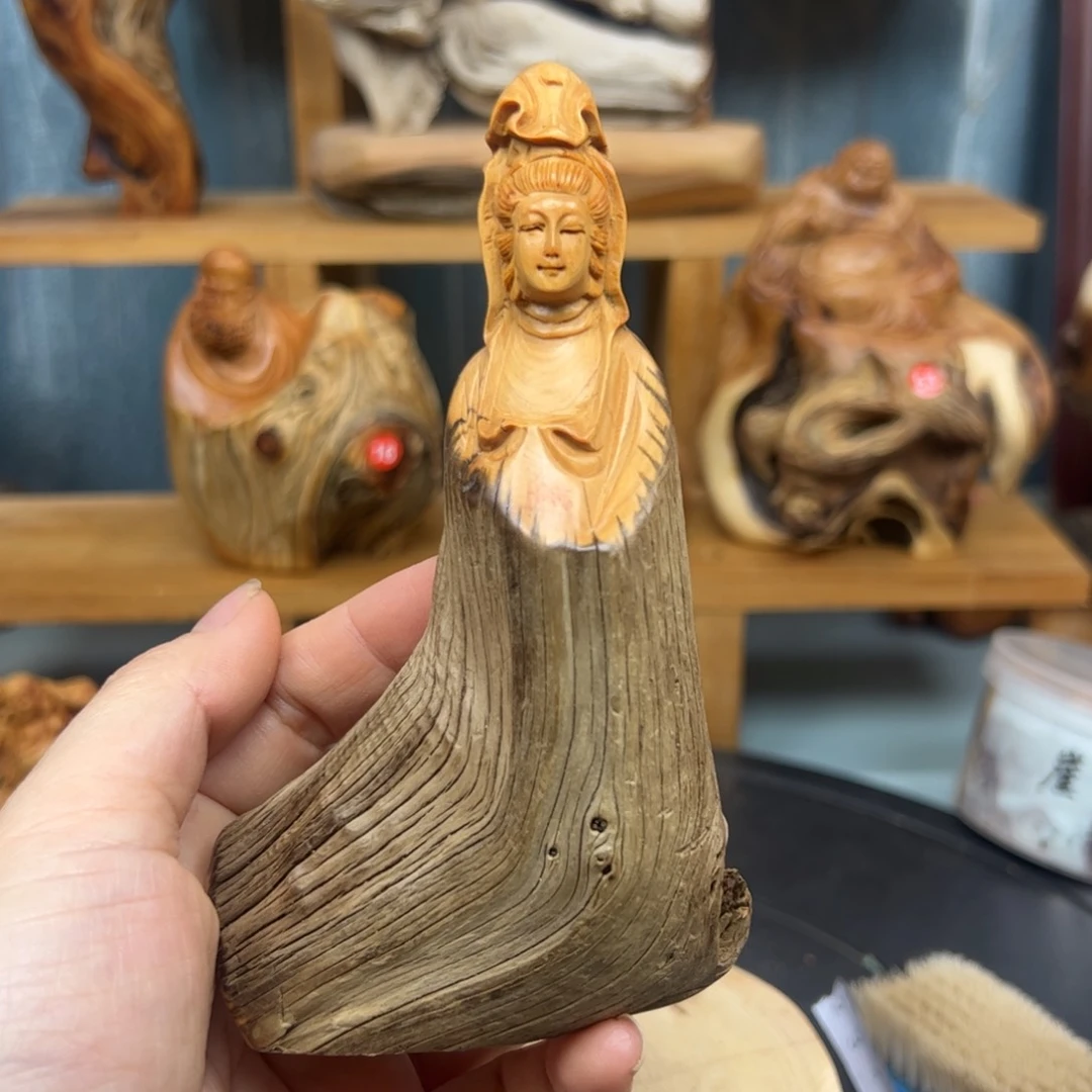 木黄*崖柏木摆件手把件