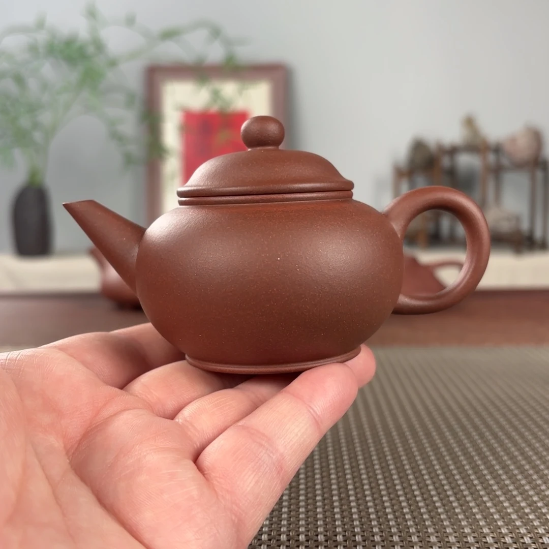紫砂茶壶微瑕黄龙山原矿紫砂壶