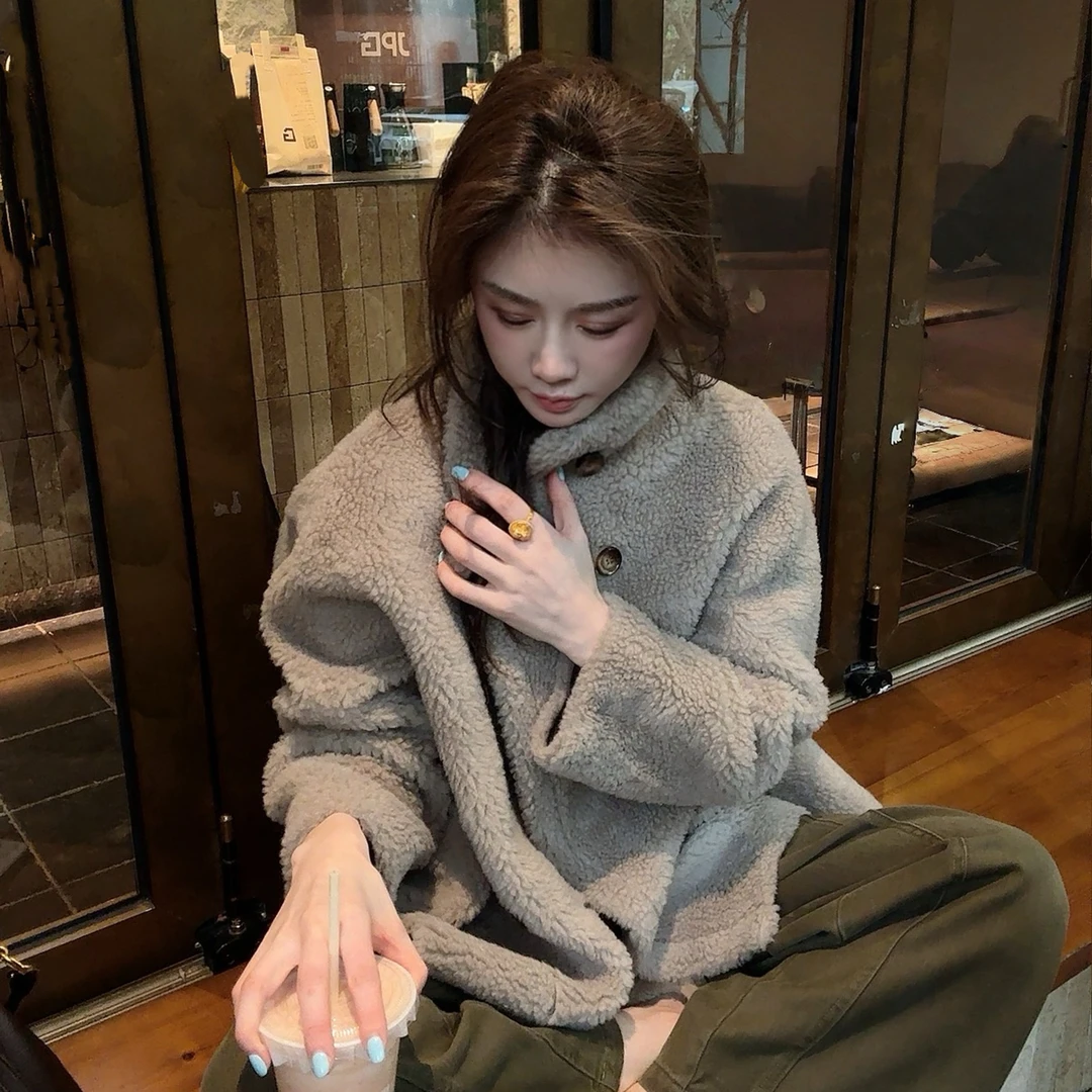 MMEKOR“北岛泰迪”外套 2025新款秋款千金玛德琳气质上衣 31090