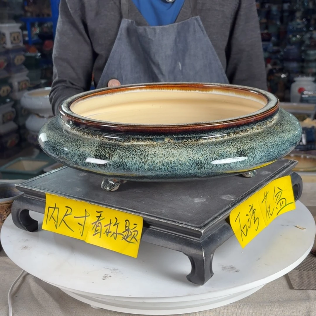 一风堂石湾花盆 内28*6