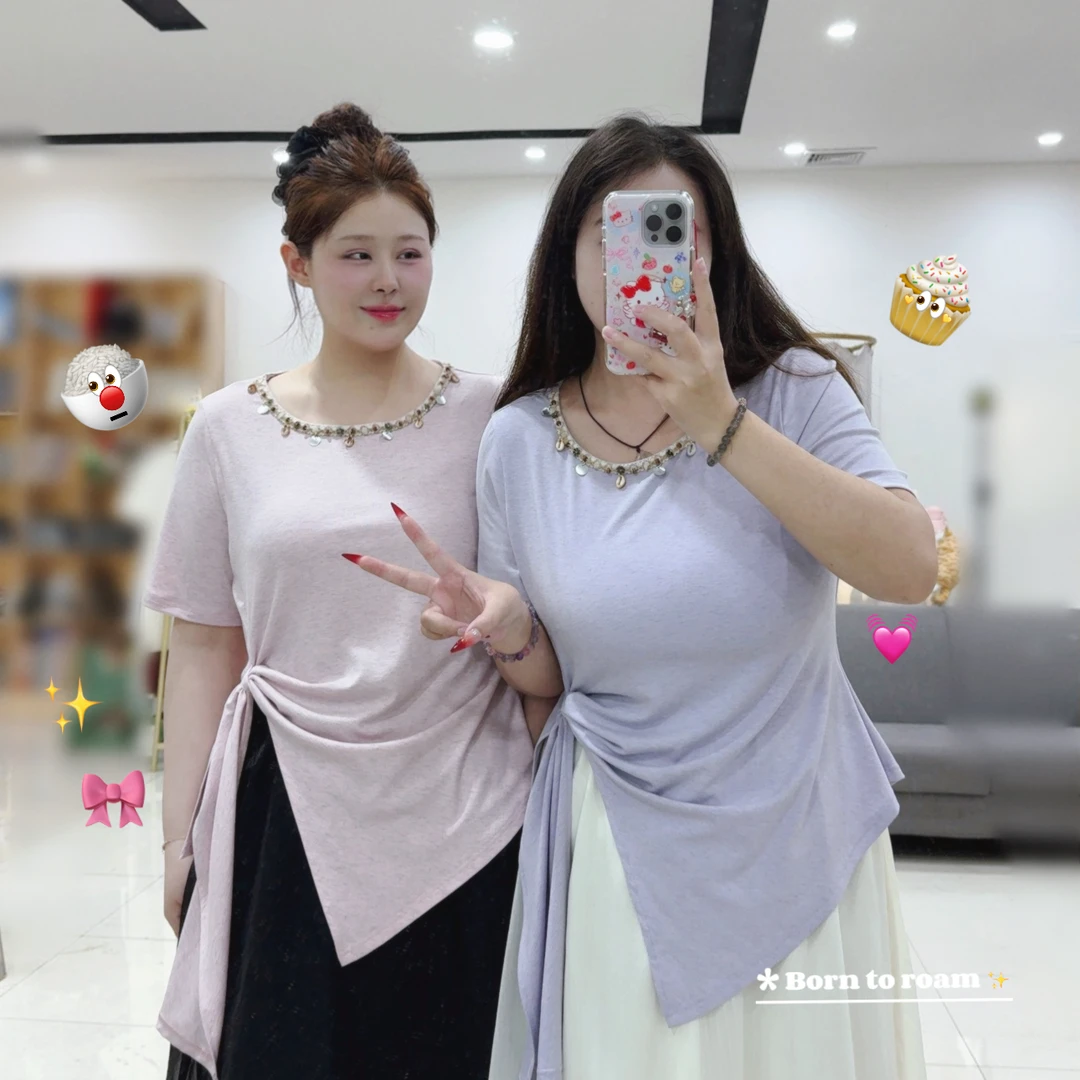 【菜菜家】2025年夏季新款显瘦百搭波希米亚风上衣XQ2487