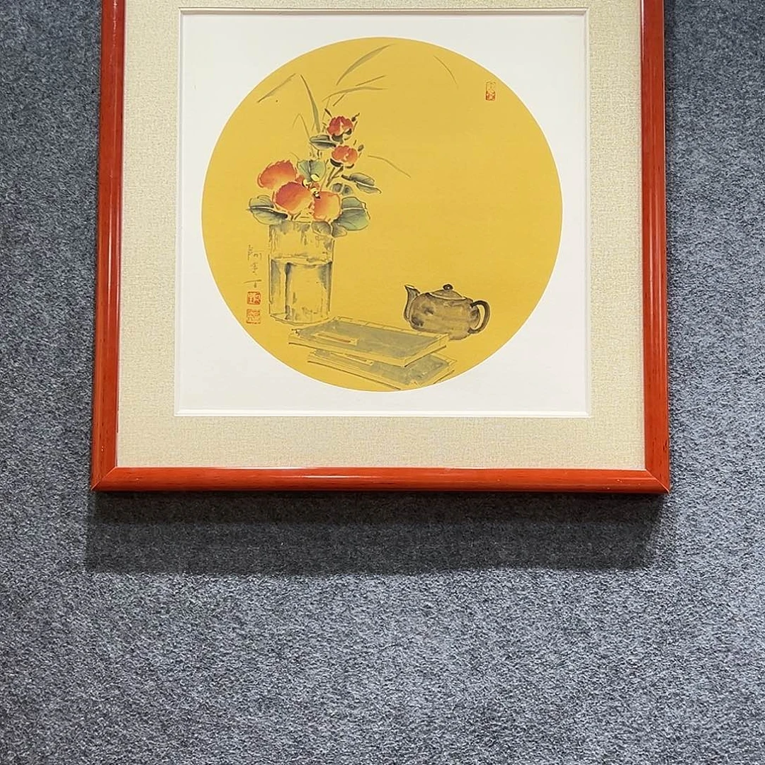 国画纯手绘系列画心