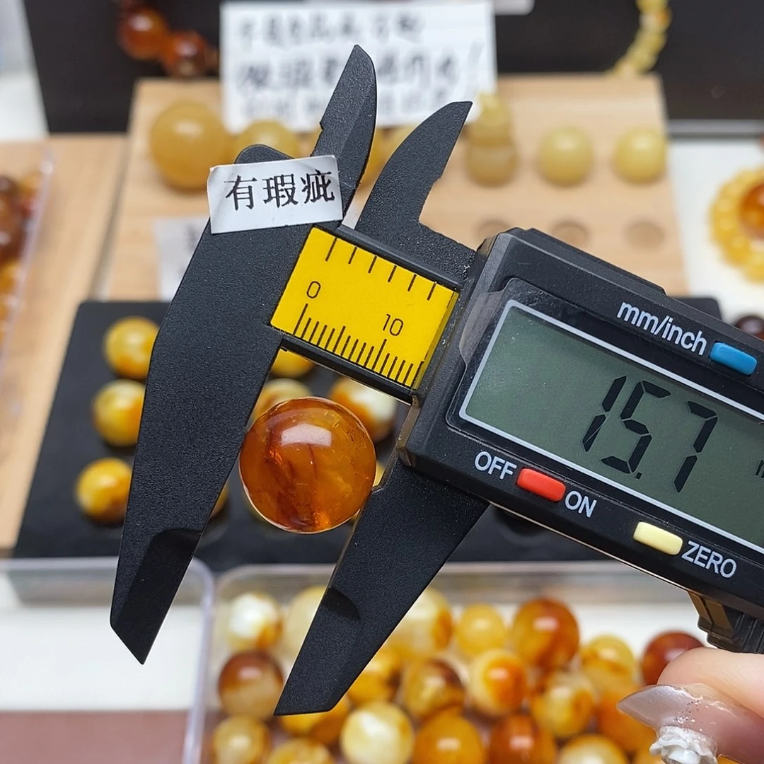 虫珀未镶嵌裸石蜜蜡841