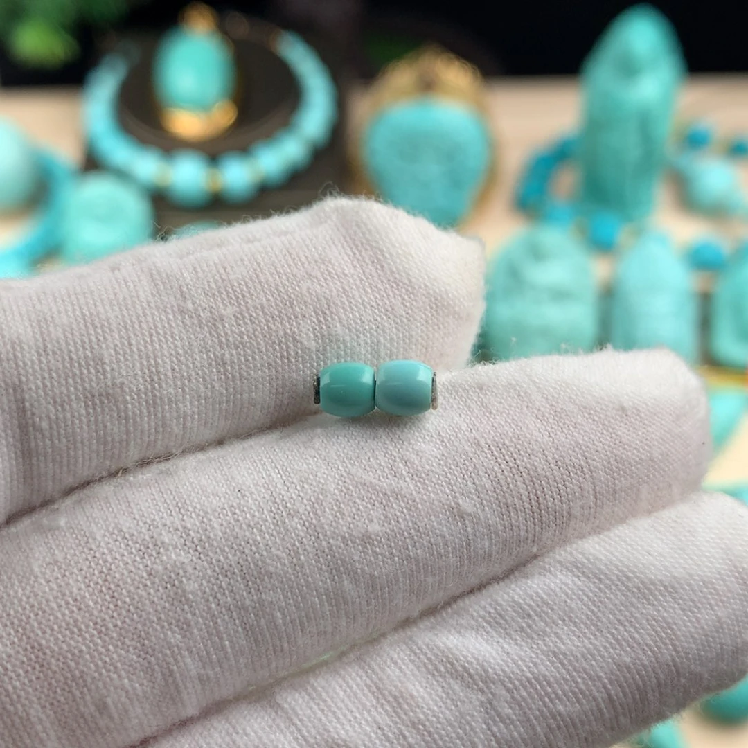 绿松石珠宝半成品未镶嵌