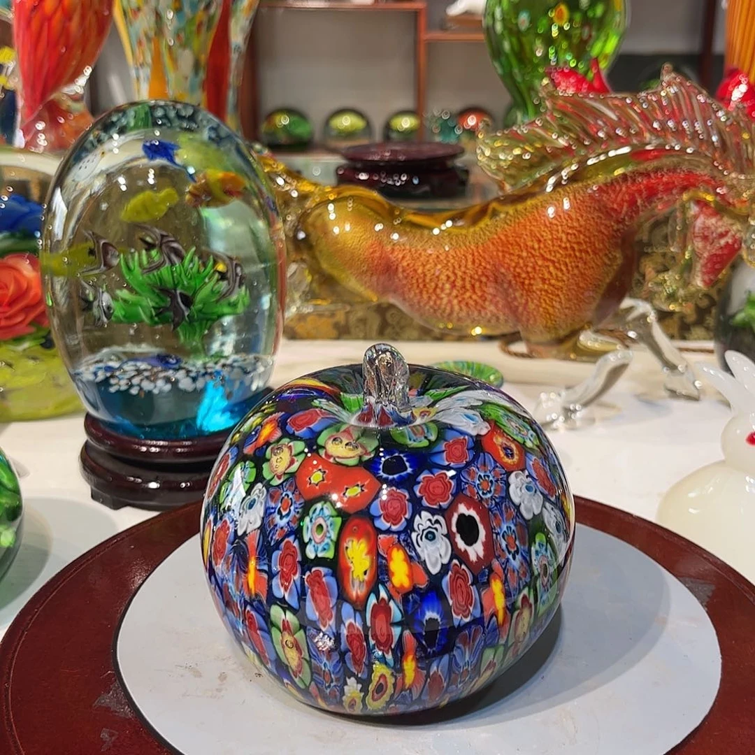 手工艺品琉璃纯手工瑕疵炸裂