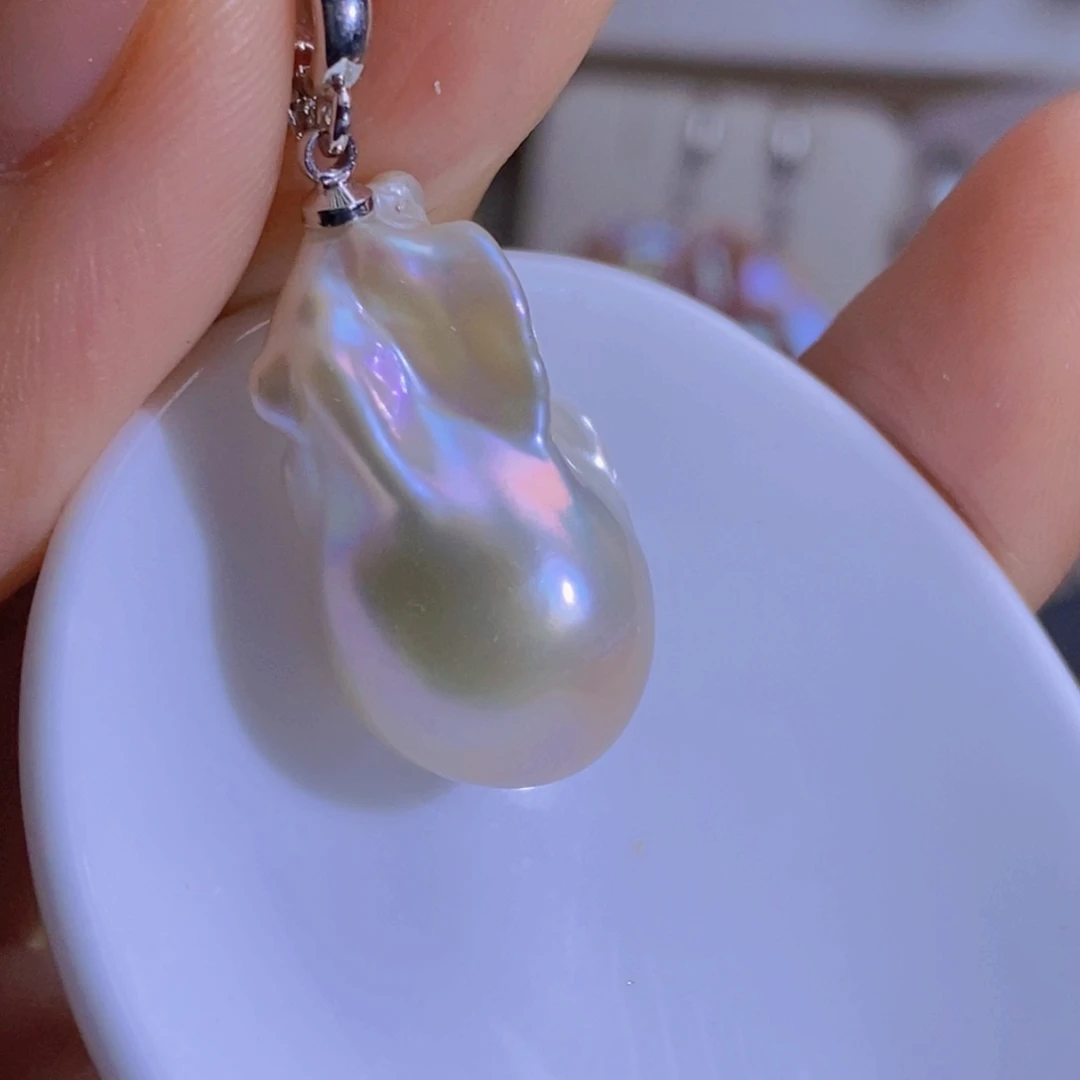 银S925镶嵌特价（不退不换）淡水珍珠