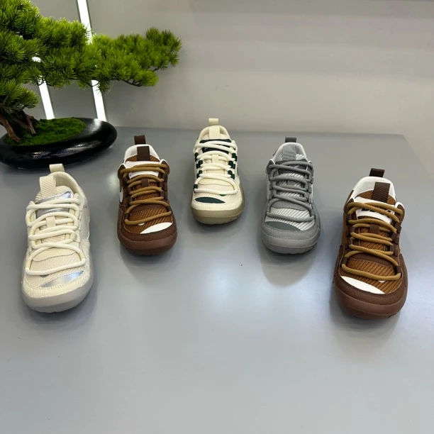 68-526秋季新款系带圆头拼色低帮透气时尚休闲鞋鞋子男鞋休闲风