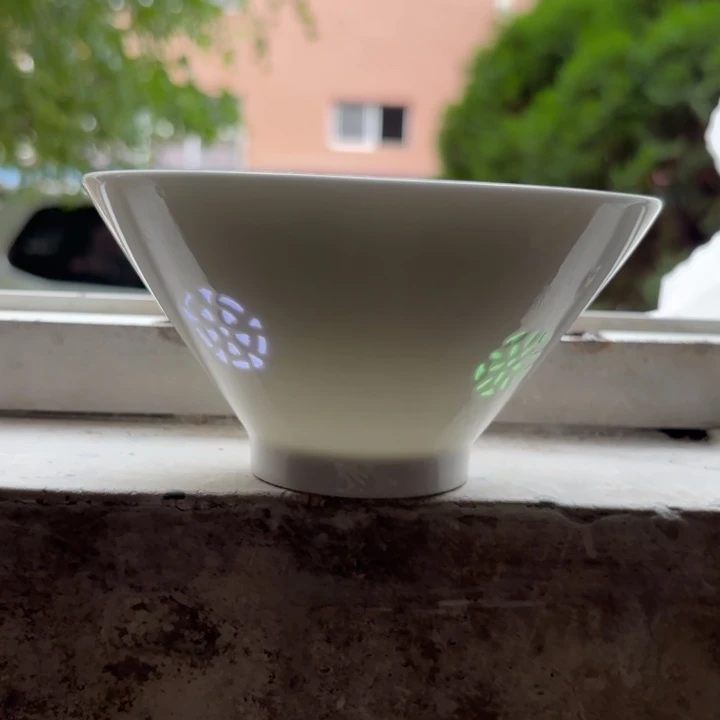 青瓷景德镇陶瓷两只微瑕