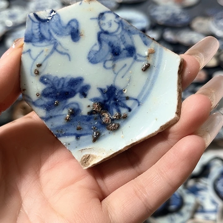 瓷片瓷片茶托喝茶非常不错