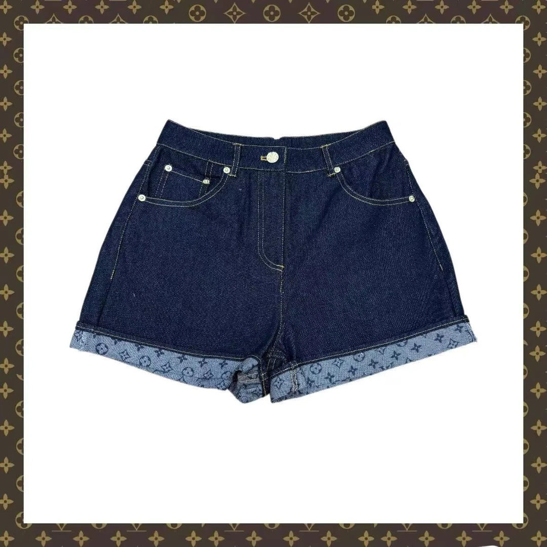 BL032 lll 翻边丹宁牛仔短裤