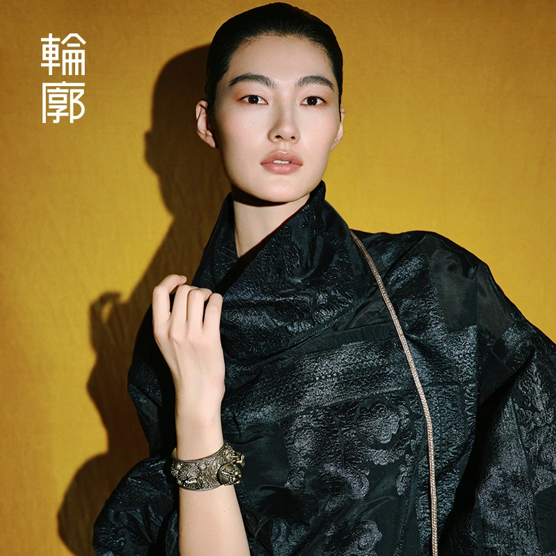 轮廓墨棠国风新中式连衣裙复古时尚宽松显瘦高级感裙子L251Y026