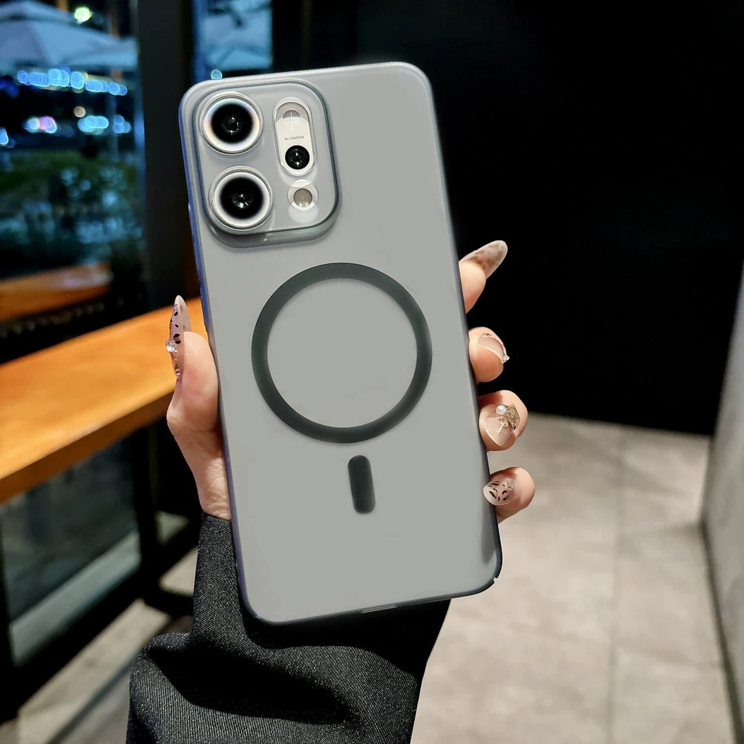 磁吸磨砂冰雾肤感适用oppofindx9pro手机壳x9超薄findx8ultra防摔
