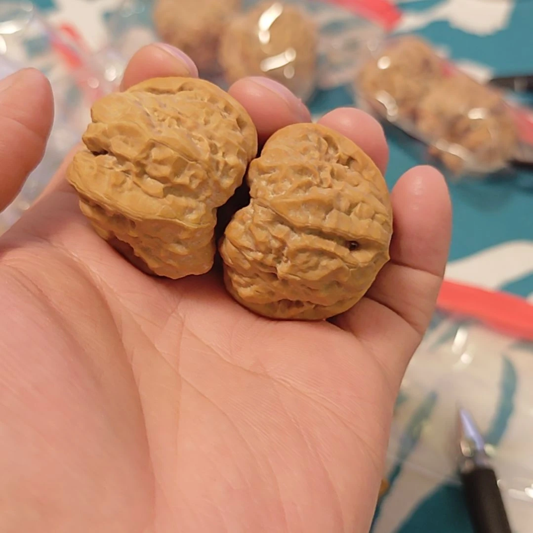 天****糊文玩核桃蛤蟆头四零加