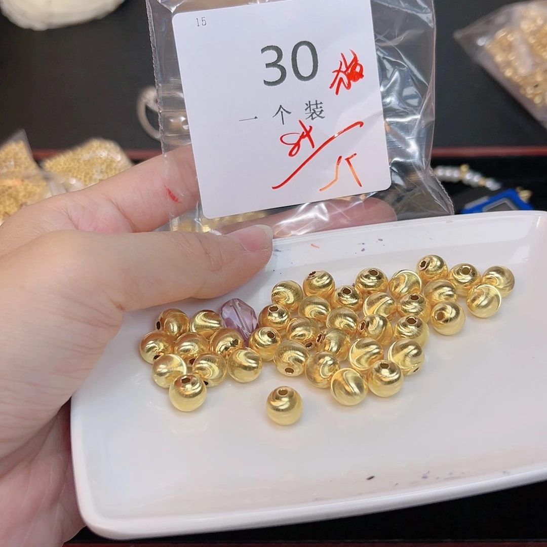 紫晶珠宝半成品银S925镀金镶嵌30