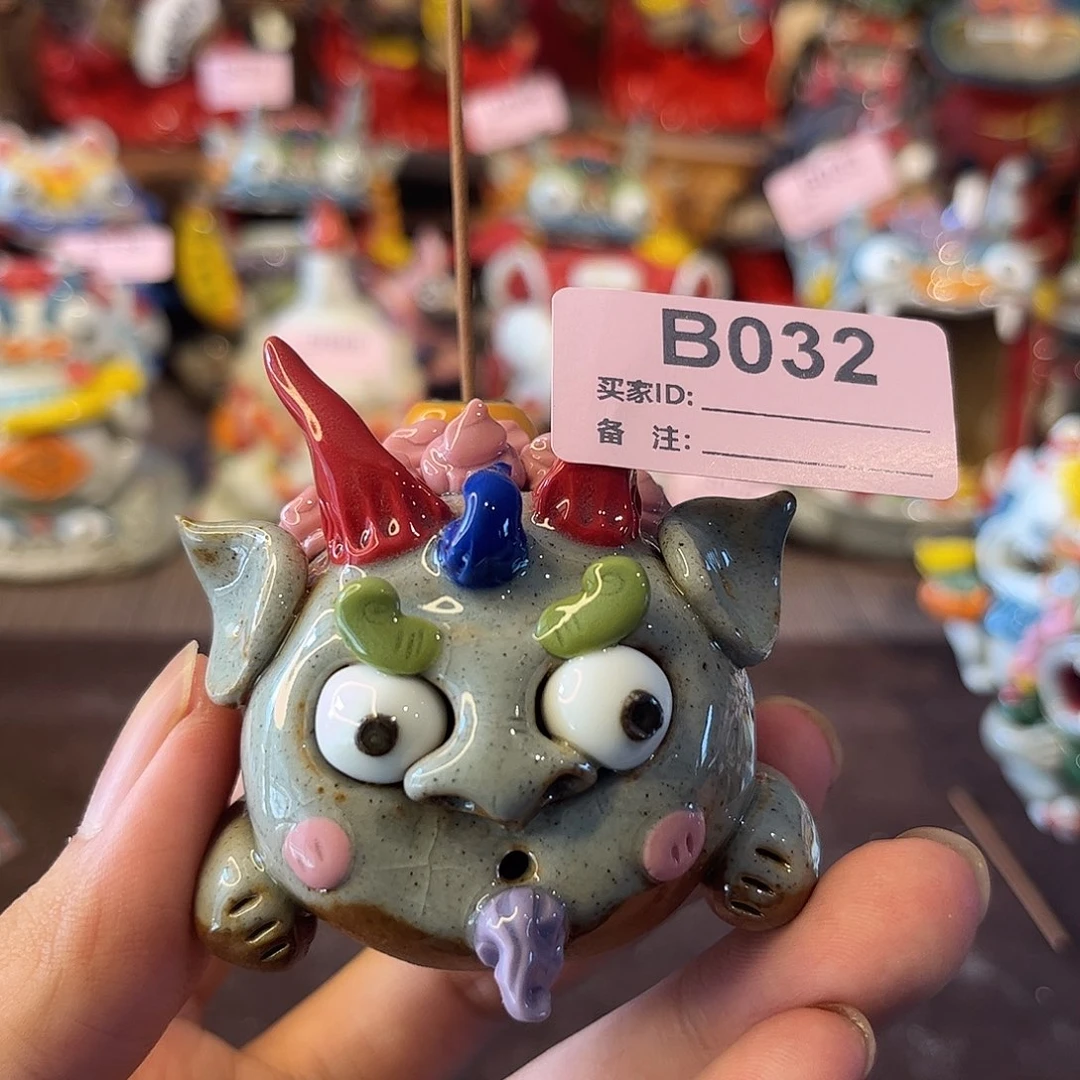 泥塑纯手工茶宠摆件