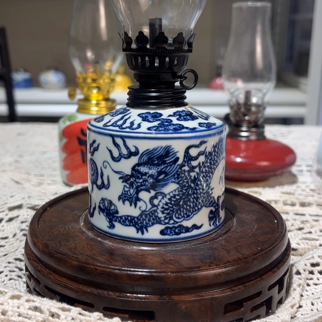 摆件景德镇陶瓷香薰灯