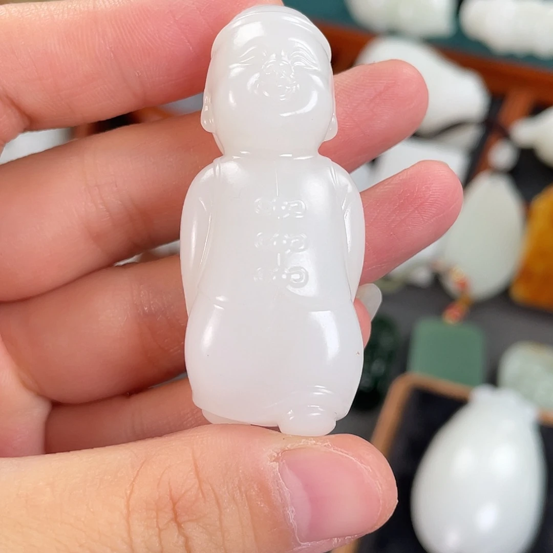 未镶嵌和田玉挂件留**春