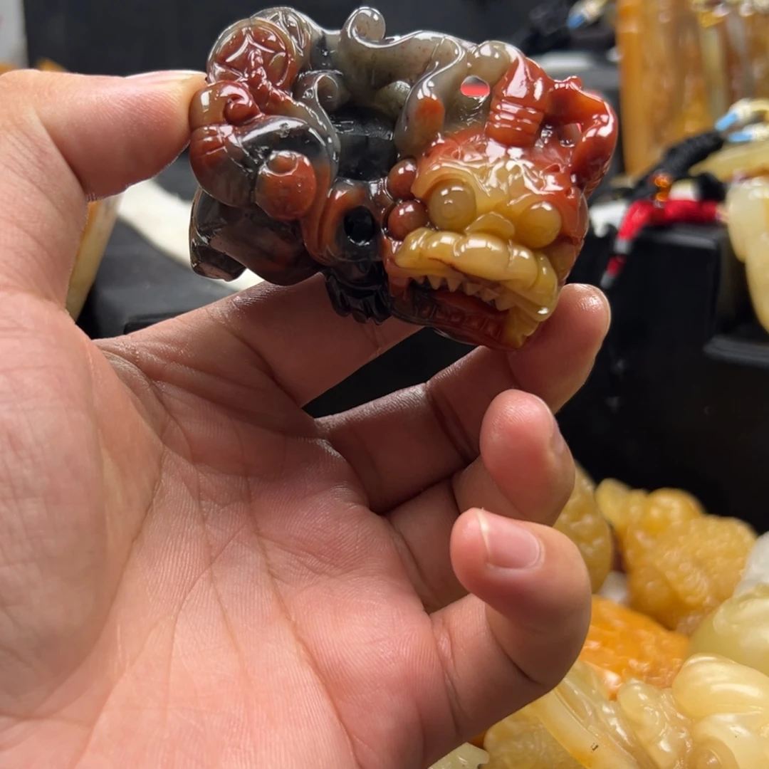 石英质玉（黄龙玉）未镶嵌多样性发货，发其一