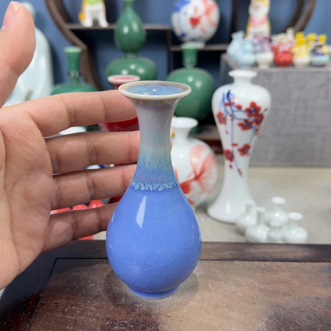 陶瓷手工小花器摆件