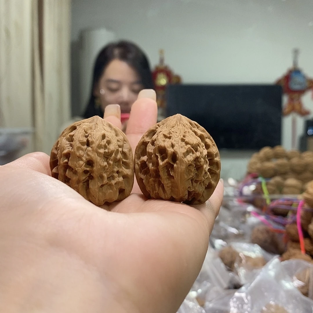 把件文玩核桃35野牛