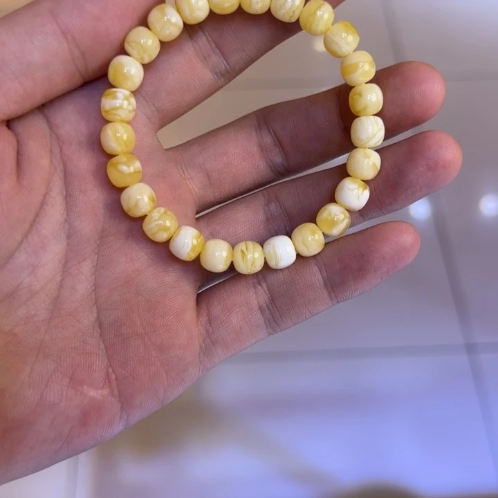 手链琥珀未镶嵌蜜蜡