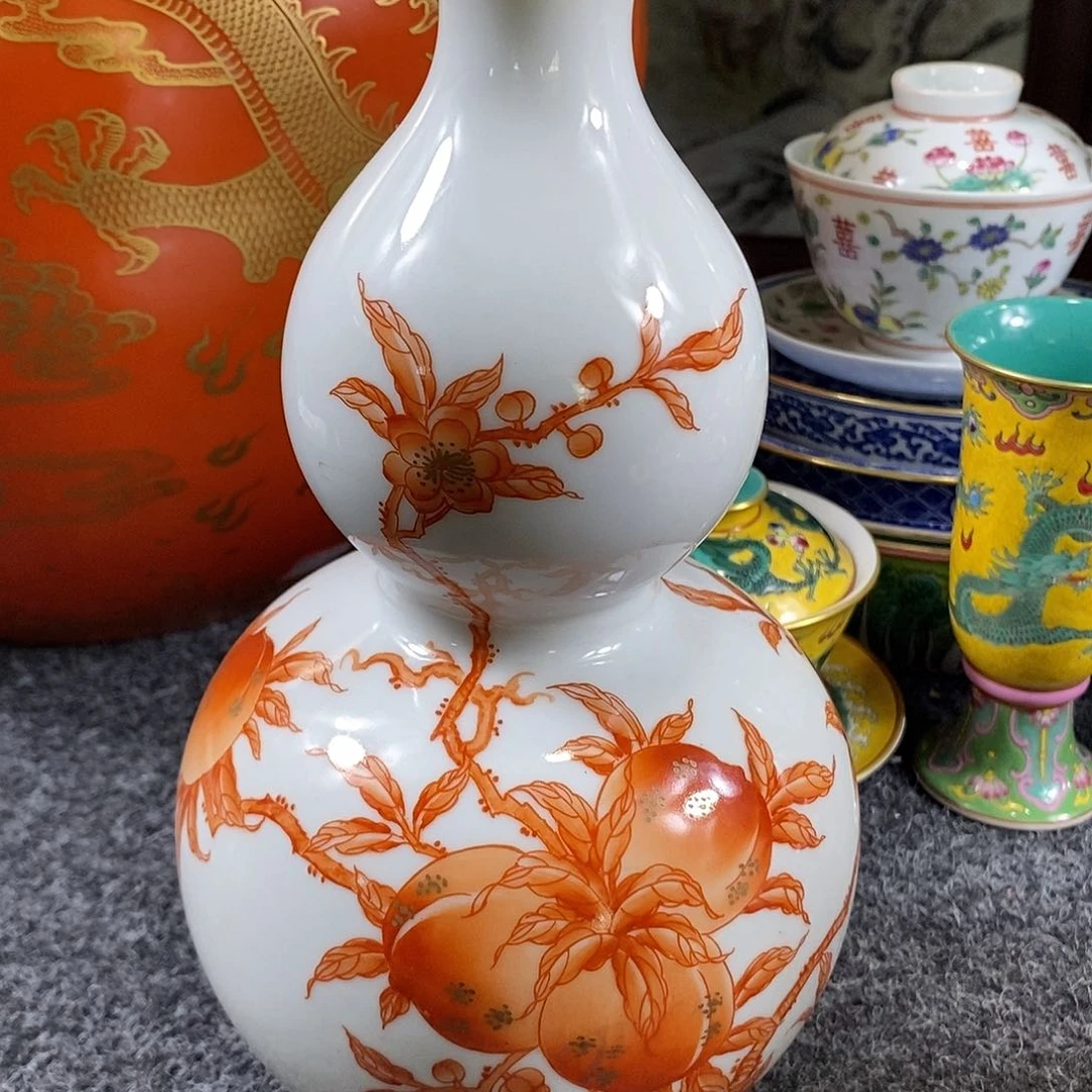 手工手绘陶瓷摆件工艺品