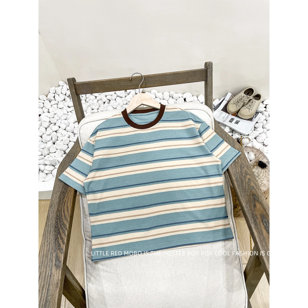 【4.18新款】童装男儿童短袖T恤针织百搭2025夏季新款上衣MMY821937