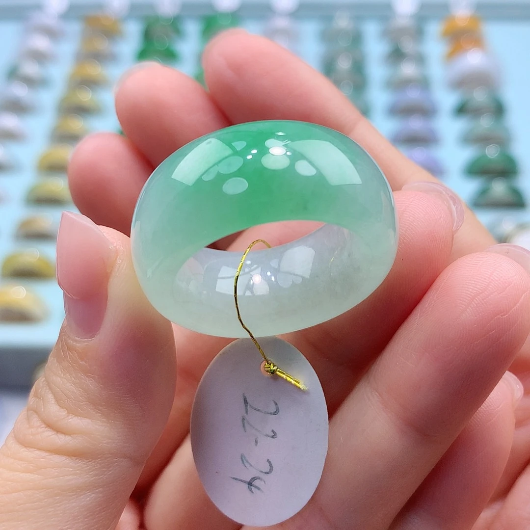 未镶嵌戒指翡翠巨*23圈